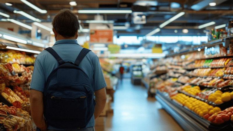 alarme supermarché lyon